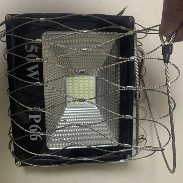 Quality Safety 316 Cable Drop Preventing Net For Floodlight Camera Anti Drop for sale