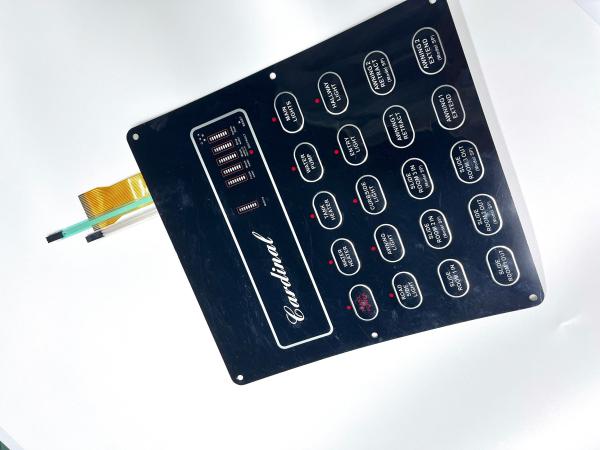 Quality Full Printing Low Profile Switch With Milky LED Window Display for sale