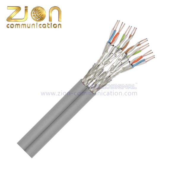 Quality S/FTP Dual Cat 7 Network Cable Bc LSZH Twisted Pair Installation for sale
