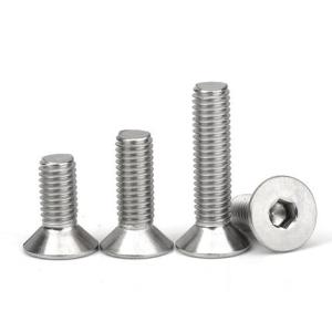 China DIN 7991 Countersunk Bolts Hexagon Socket Head Screw Flat Head Socket Screw on sale