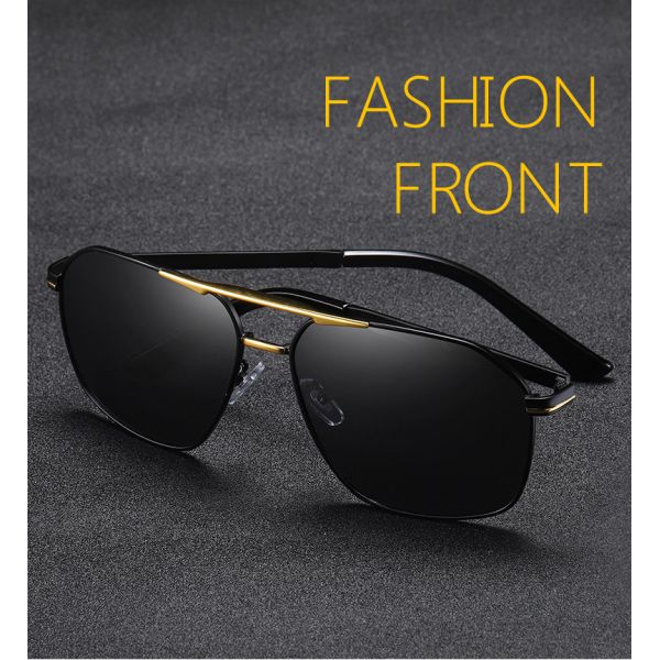Men Polarized HD Drive Retro Pilot Sunglasses Anti Glare Goggles Ultralight Frame