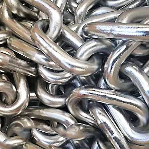 Durable SS304 SS316 SS316L Polished Stainless Steel DIN766 Short Link Chain for Conveyor