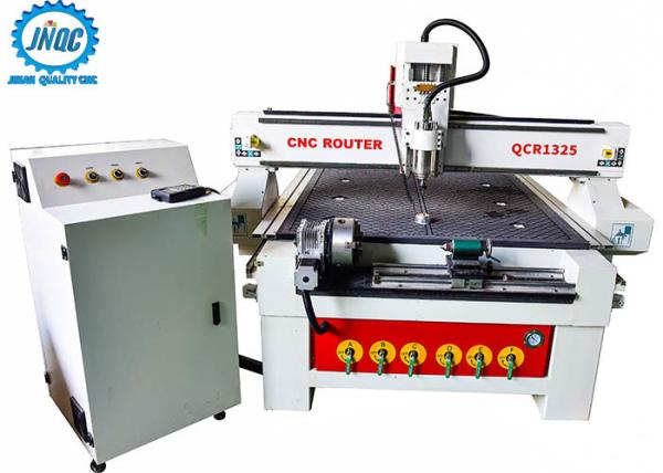 Quality Wood Carving 1325 Cnc Router Machine , Mini Wood Router With 4th Rotary Axis for sale