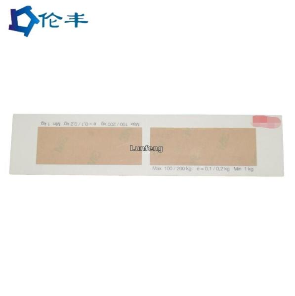 Quality 0.15mm Polyester Overlay For Digital Weighing Scale for sale