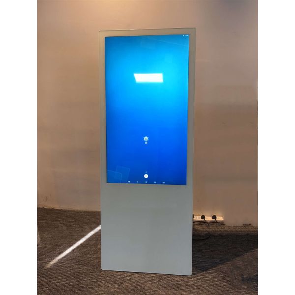 Double Sided Digital Advertising Display , Electronic Display Board With Battery