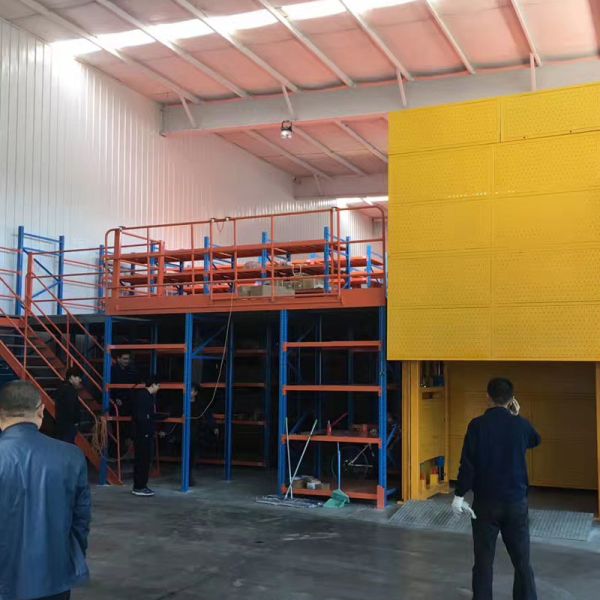 Customized Warehouse Steel Storage Mezzanine Platforms With Steel Structure