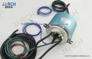 China 2 Channel Electro Optical Slip Ring / Rotating Electrical Connector Slip Ring , 24-2A Circuits on sale