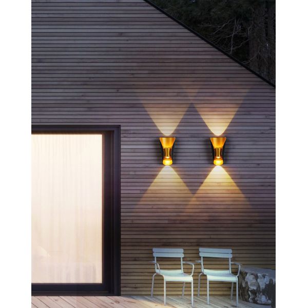 IP65 water proofing exterior wall lamps outdoor COB 6W led wall lights outside led wall lamp light fixtures