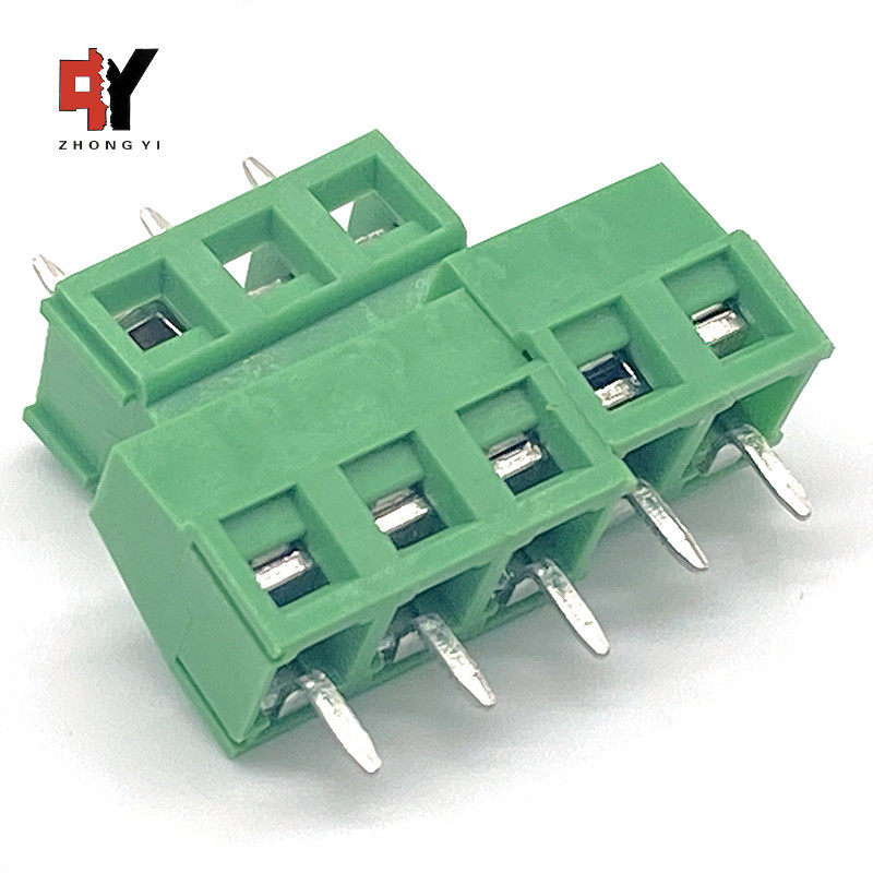 HQ127V-5.0/5.08mm Pcb Screw Terminal Block 2 Poles Square Electric