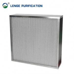 Wholesale Galvanized Iron F8 Separator Cleanroom F8 Hepa Filter With Aluminum Foil Spacer from china suppliers