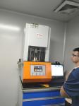 Lab Computer Servo No Rotor Moving Die Rheometer Plastic Vulcanized Rubber