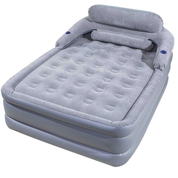 Quality Inflatable Blow Up Sofa Bed Lounger PVC Folding Custom For Party for sale