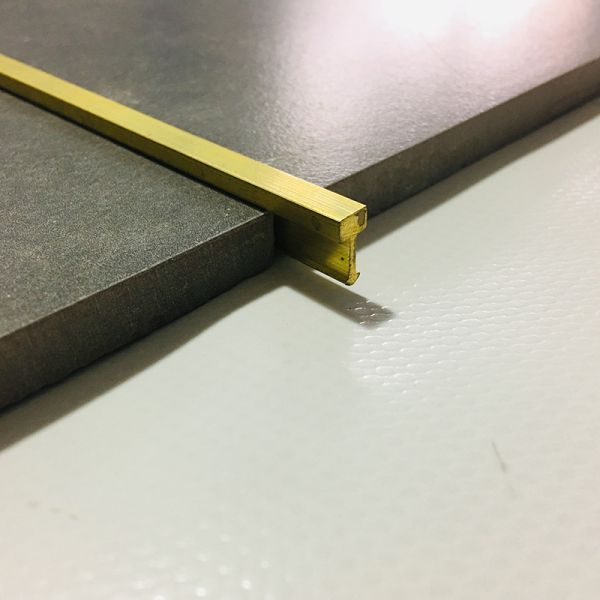 Brass Metal Transition Strip Brass Tile Trim 10mm Mirror Polished