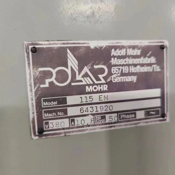 Taurus Polar 115EM Electric Paper Cutting Machine Used Enhance Your Cutting Efficiency