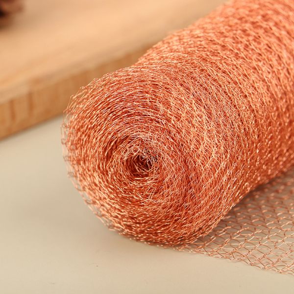 100% Pure Copper Mesh Rolls With 40 Density 98% Porosity For Pest Control Solutions