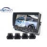 4ch Split Screen Quad Security Surveillance Recorder DVR Camera Car Monitor 10.1 Inch for sale