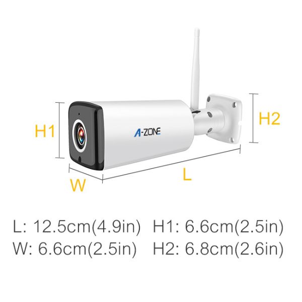 960P Hd Wifi Surveillance Camera Looping Record 1/3” Progressive Scan Sensor