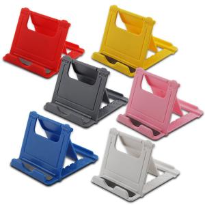 China Adjustable Mobile Phone Bracket 8x7cm Double Folding Desktop Phone Stand on sale