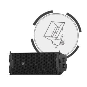 Wholesale ARE AUDIO dual 10 inch outdoor line array speaker system sleek design powerful performance from china suppliers