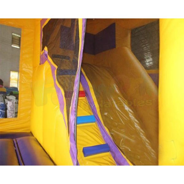 Kids Pink Jumping Combos Inflatable Bounce House For Hotel