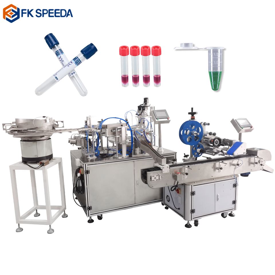Compact 3-10ml Prp Plastic Test Tube Filling and Sealing Machine for Small Samples