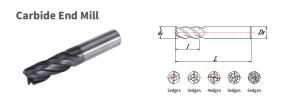 China 38-200mm Length Carbide End Mill High Precision Solid Carbide Milling Cutters on sale