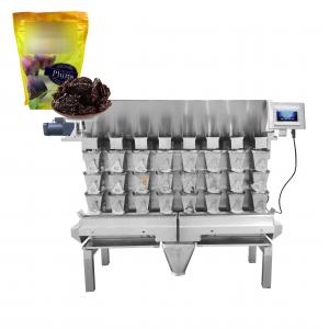 China Pillow 4 Sides Sealing Multihead Weigher Packing Machine For Preserved Fruit Prunes on sale