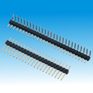 Wholesale 2mm Right Angle PCB Header Connector Straight Single Row Brass Material Durable from china suppliers