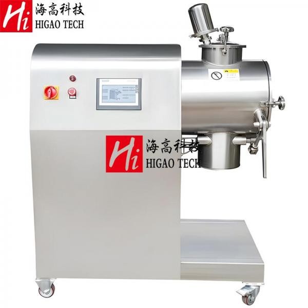 ISO Lab Horizontal Plow Mixer Agglomeration Dry Powder Blending Machine