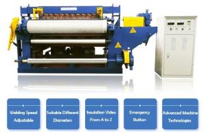 China 1500mm Wire Cage Welding Machine , Chicken Wire Mesh Machine on sale