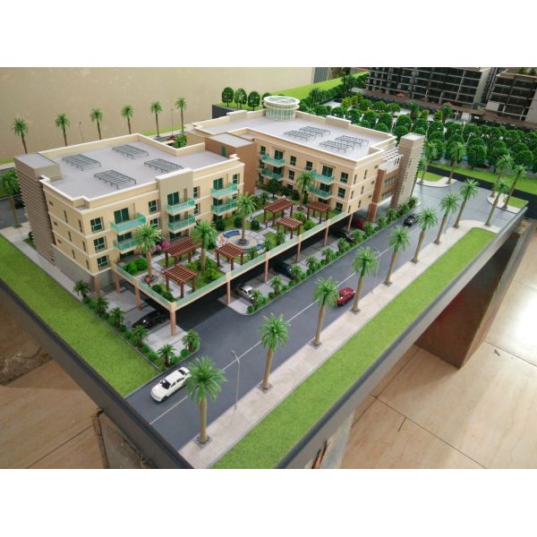 New made UAS residential building scale model making factory in China
