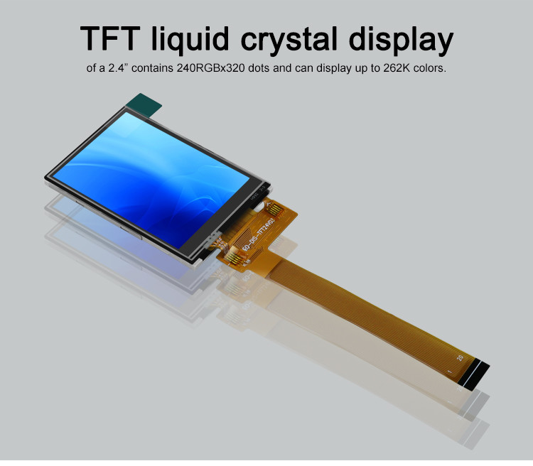 8080 MCU 8 Bits 2.4 Spi Tft Lcd Display 240x320