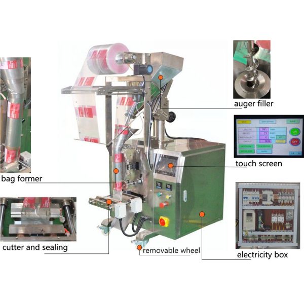 Automatic stick sachet coffee powder small filling packing machine