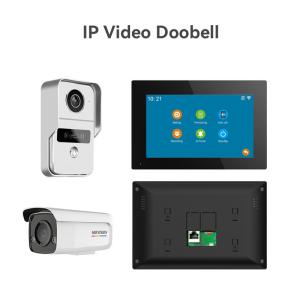 China Wireless WIFI Video Door Phone IP Doorbell Intercom System 1080P Wired Camera Night Vision on sale