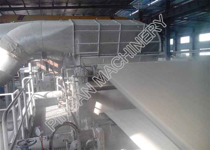 One Cylinder Mould Toilet Tissue Manufacturing Machine AC Driven Variable Frequency