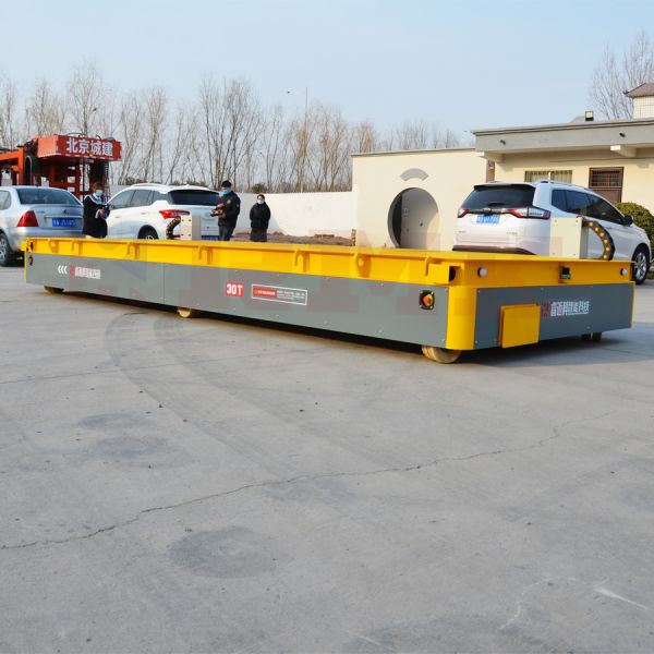 Electric 30 Tons Die Transfer Cart Industry Metallurgy Wireless Remote Control