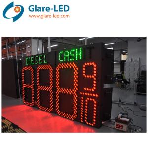 Wholesale Gas Station Sign Led Petrol Digital Display 1550mmx2914mmx130mm Long Lifespan from china suppliers