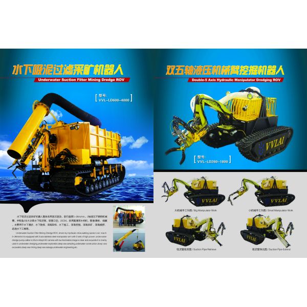 Underwater ROV VVL-V600-4T,200M Diving Depth,600M optional,Customized Robot For Sea Inspection and Underwater Project