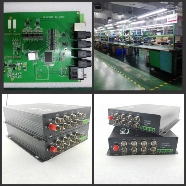 HD sdi video transmitter receiver FC / LC , 1310 1550µm Digital Audio Converter Single Mode