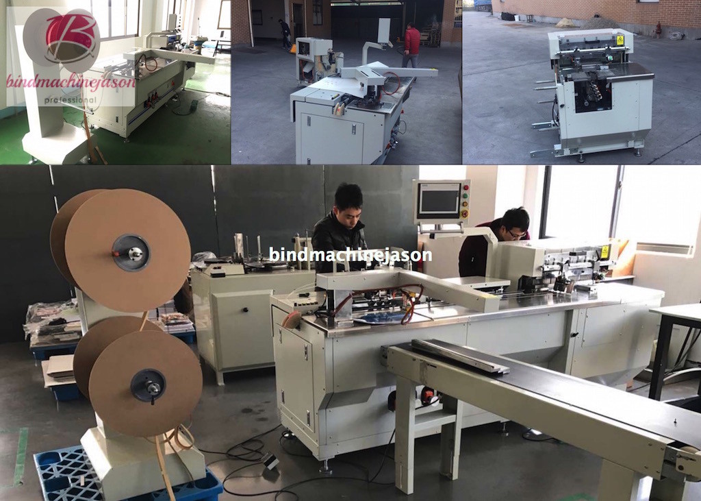 Twin ring wire closing machine with punching PBW580 for calendar and notebook