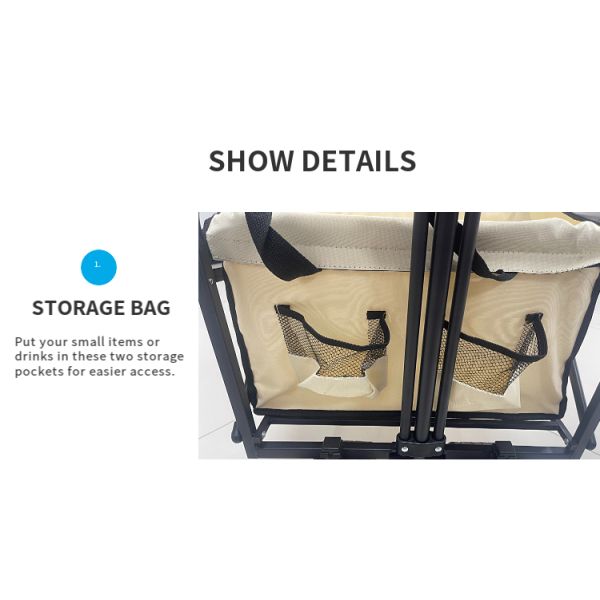 Wagon cart side view