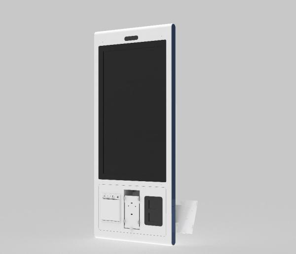 Android Payment Kiosk System 27 Inch Restaurant Self Service Order Kiosk With