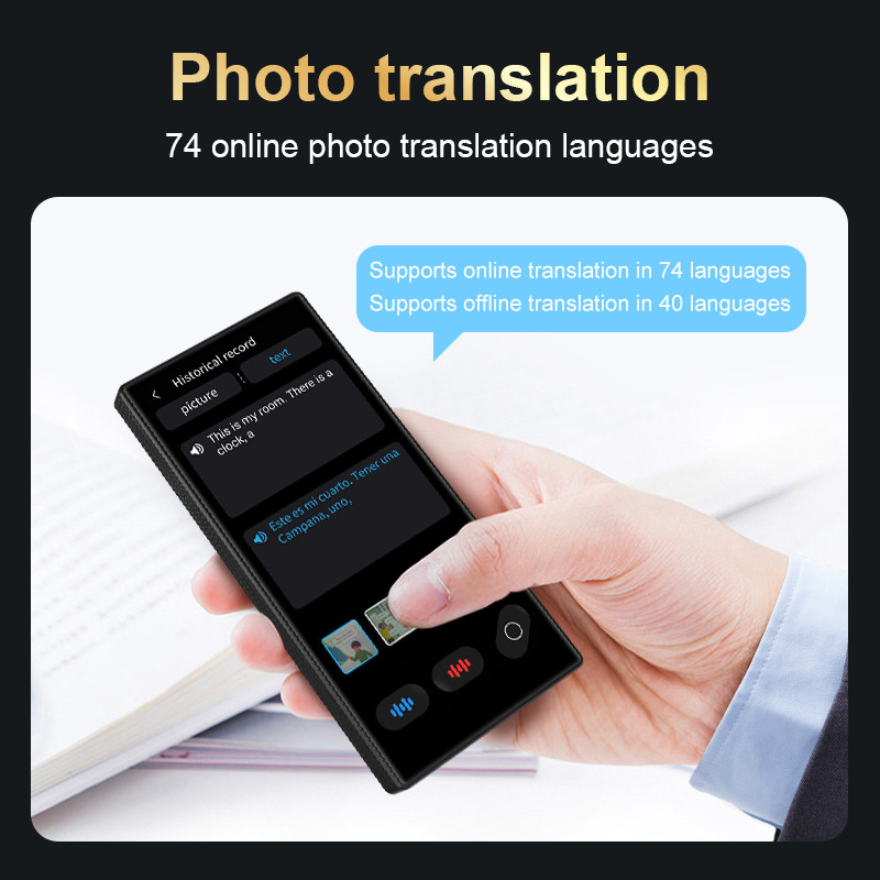 Voice Translator Device S35 ChatGPT 148 Languages Smart Ai Voice Translating