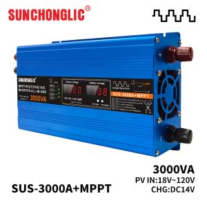 Wholesale MPPT Solar Photovoltaic Inverter 12v 220v Dc Ac 3000va 3000w Quiet Operation from china suppliers