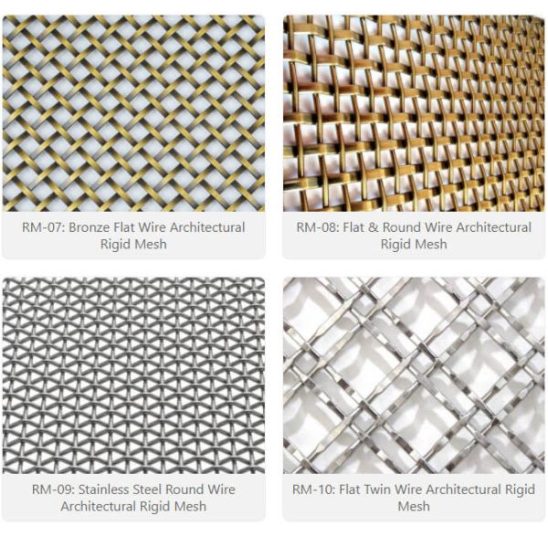 Architectural Rigid Mesh for Building Facade Decoration