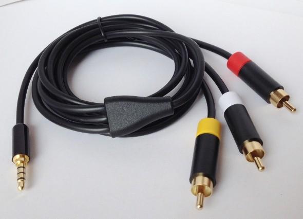Quality For XBOX 360 E AV Cable Audio vedio for XBOX 360 Elite Paypal accepted for sale