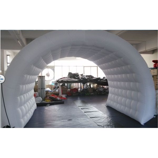 Waterproof White Inflatable Event Air Tent , Customized Inflatable Tunnel Outwell Air Tent