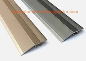 Wholesale Matt Champagne Aluminum Floor Edging Reducer Door Threshold Transition For Different Floor Height from china suppliers