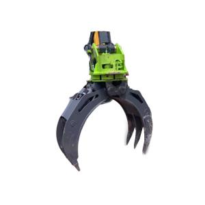 Wholesale Durable Q355B Material Hydraulic Excavator Wood Grapple For CAT320 from china suppliers