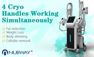 Wholesale Cryolipolysis fat freezing machine with 4 cryo handles / 4 cryo handles can work at the same time save treatment time from china suppliers